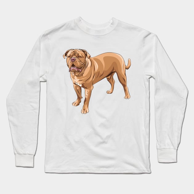 French Mastiff Long Sleeve T-Shirt by kavalenkava